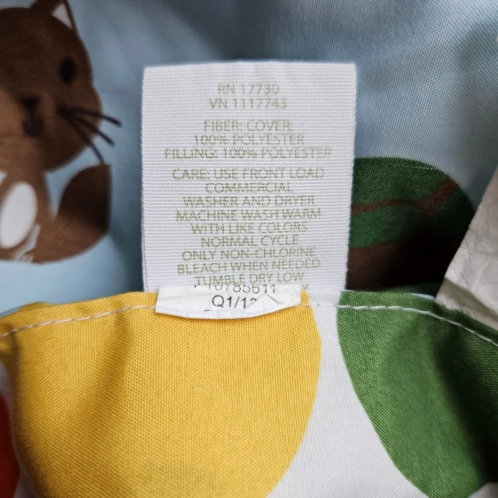 Circo Toddler Bedding Set Alphabet Animals Polka Dot Comforter Sheet Pillowcase